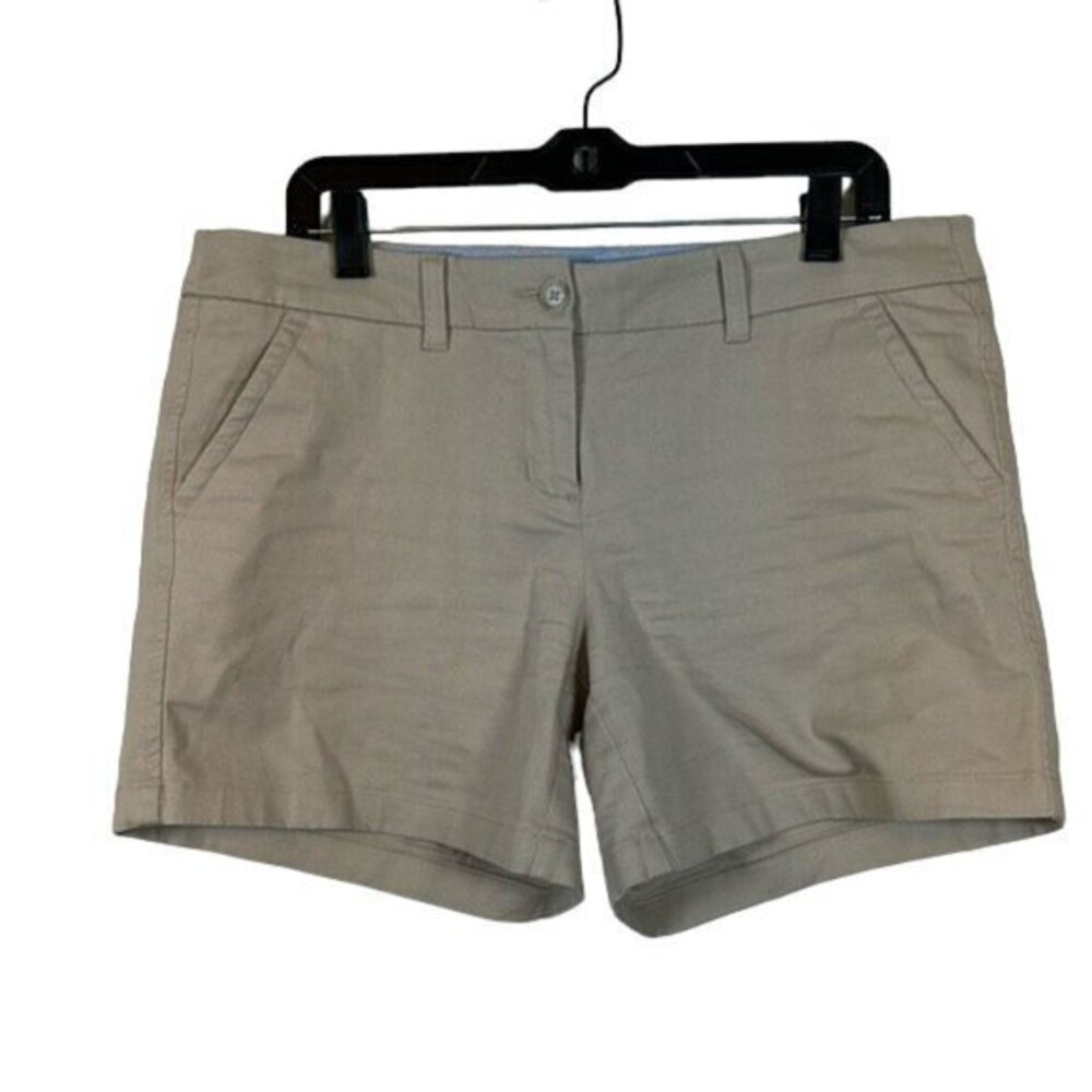 Southern Tide Driftwood 5" Caroline Shorts Size 10 EUC #7203